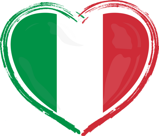 Italy Flag Heart